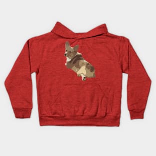 Ollie Oliver the Corgi Kids Hoodie